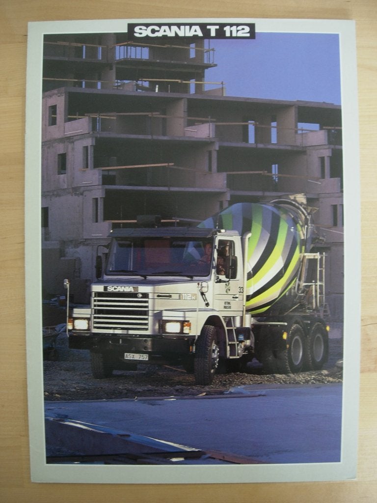 Scania T112 Brochure 1986 – T 112 Torpedo Neus, Ophalen of Verzenden, Zo goed als nieuw, Overige merken, Scania