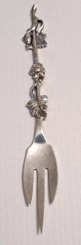 H.Hooijkaas Jugendstil cakevork verzilverd Schoonhoven vork, Verzenden, Zilver