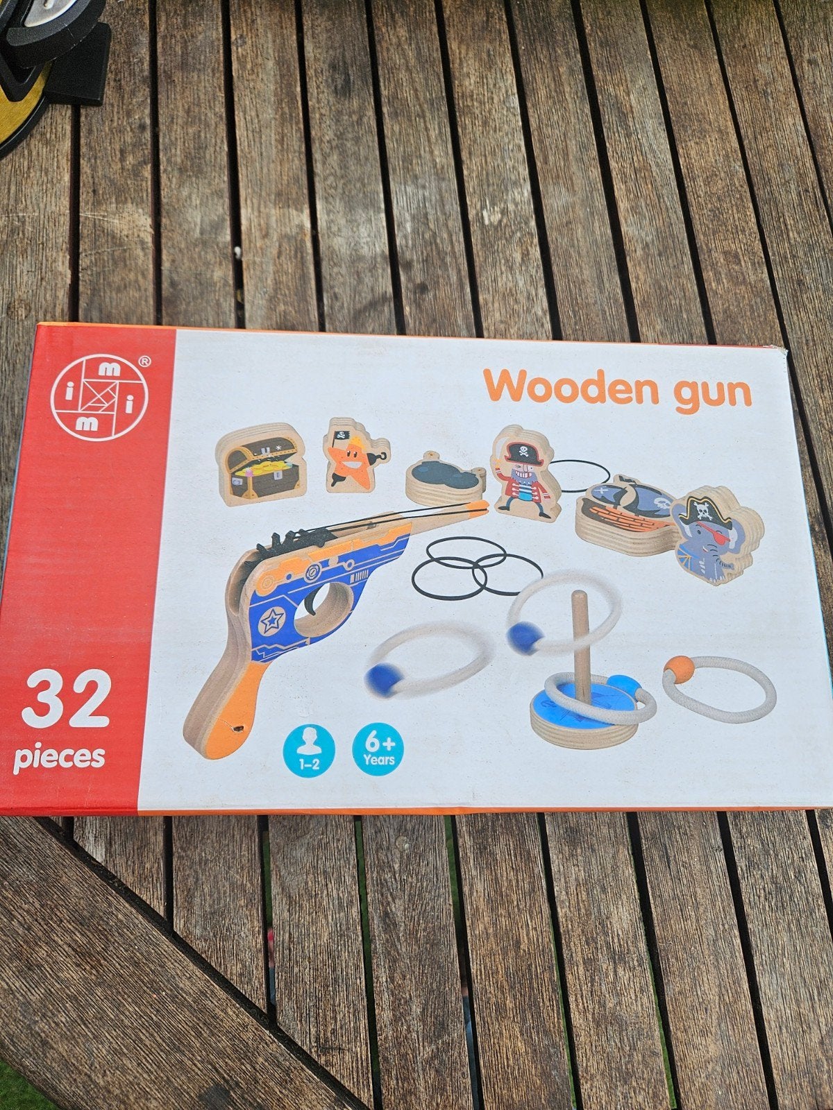 Nieuw houten schietspel met ringen en doelen, Ophalen of Verzenden, Nieuw, Overige typen