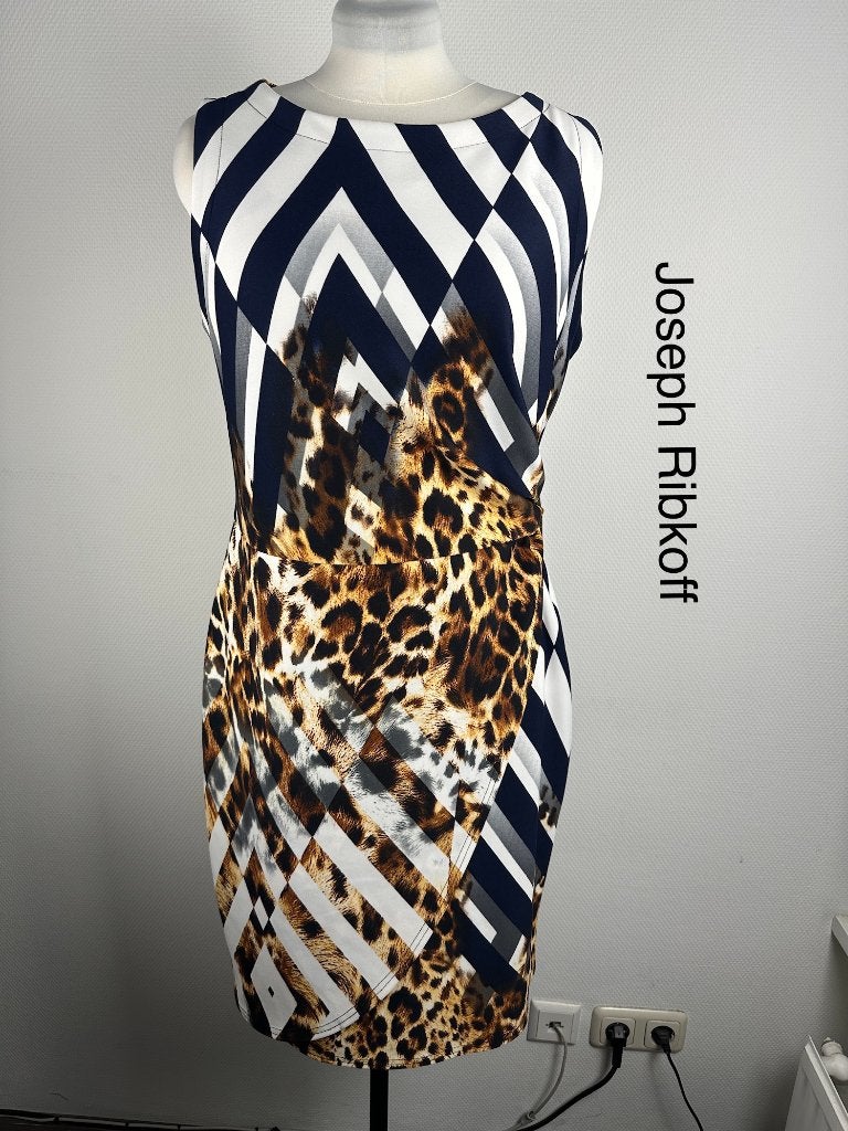 Joseph Ribkoff Jurk  (mt: 44) 12,5/681, Joseph Ribkoff, Joseph Ribkoff, Zwart, Maat 42/44 (L)