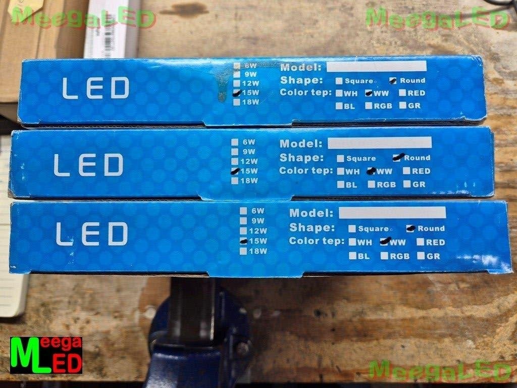 UITVERKOOP: LED inbouwspot panel 15W WW - laatste 3 stuks, Huis en Inrichting, Lampen | Spots, Overige materialen, Nieuw, Ophalen of Verzenden