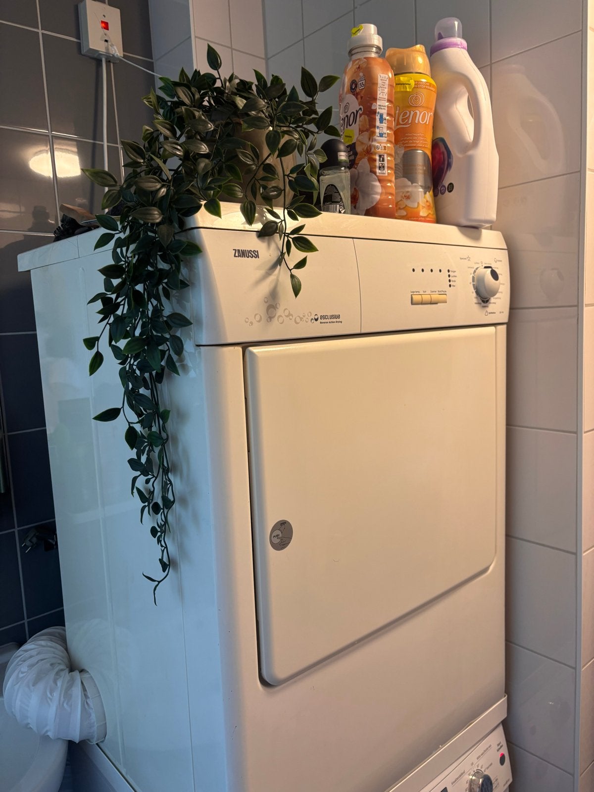 Zanussi wasdroger - werkt perfect, snel ophalen!, Ophalen, Gebruikt, Luchtafvoer, Voorlader