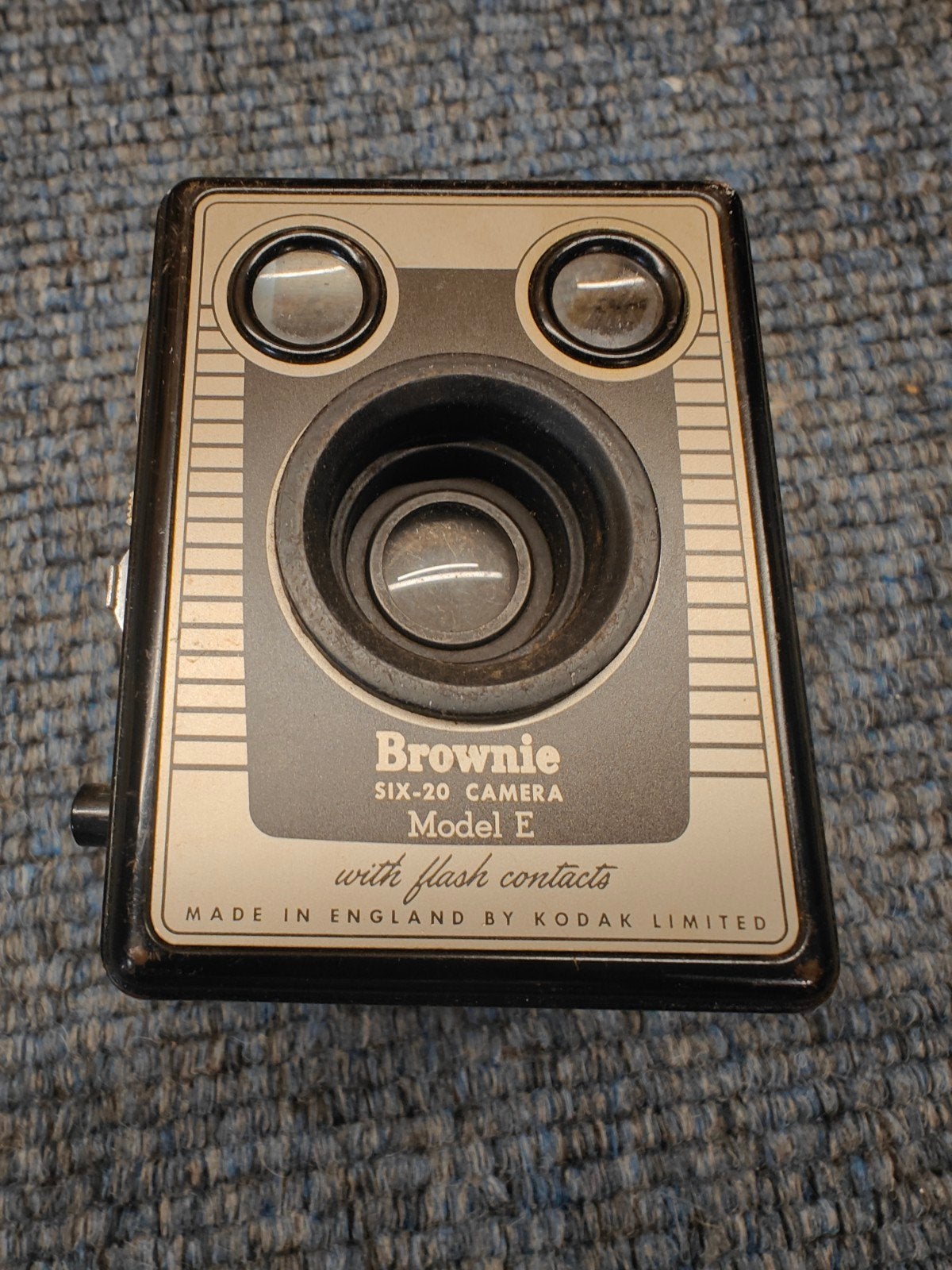 Vintage Kodak Brownie Six-20 Camera Model E, Ophalen of Verzenden, Gebruikt, Compact, Kodak