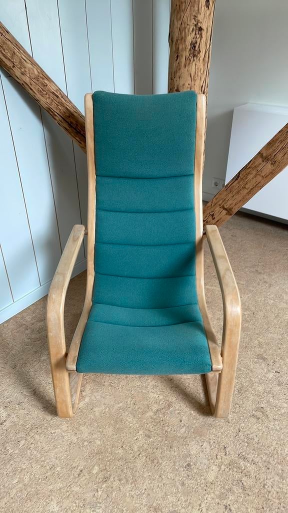 Swedese Ekström 'Lamello' fauteuil, Huis en Inrichting, Fauteuils, Gebruikt, Hout, 50 tot 75 cm, 75 tot 100 cm, Ophalen