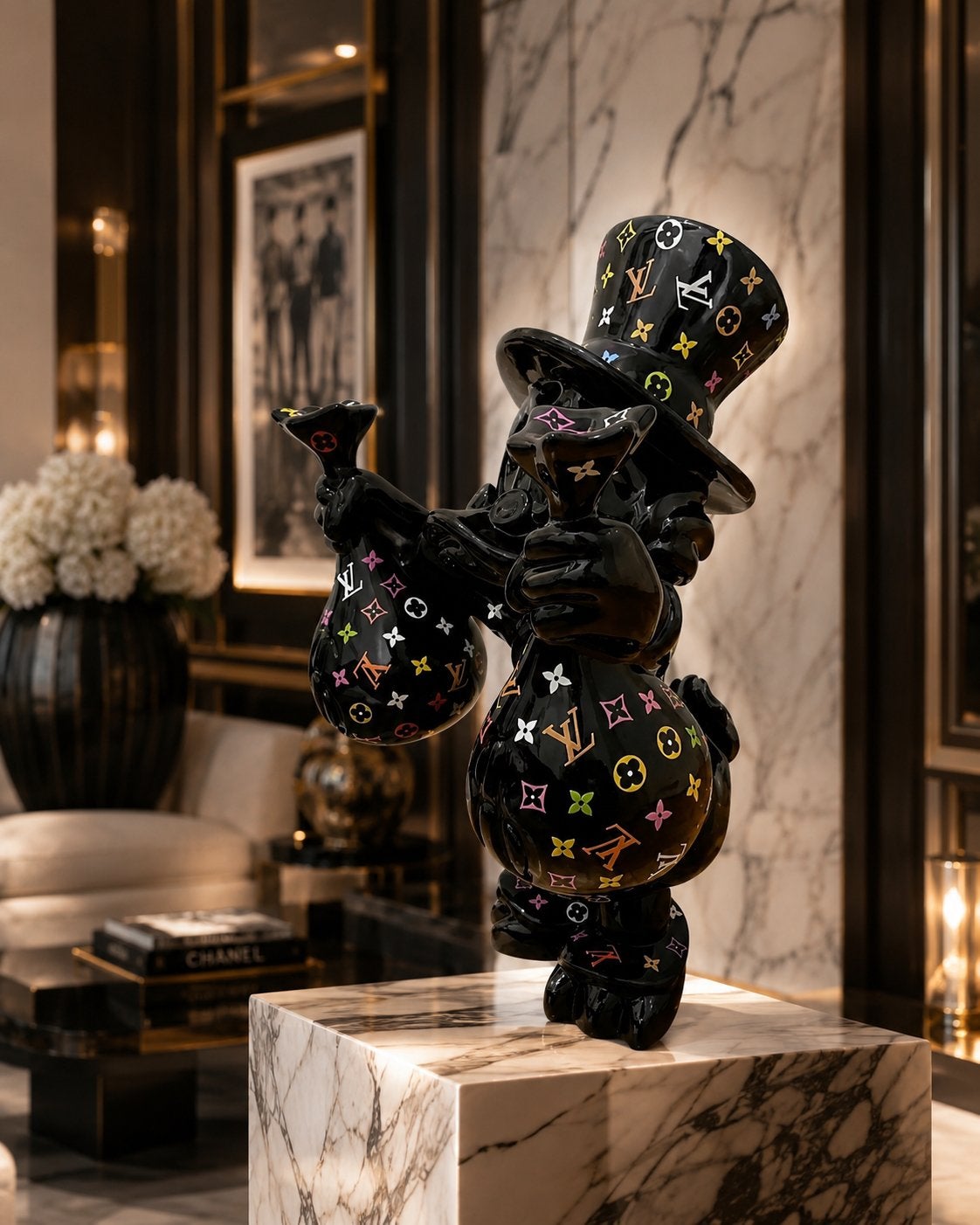 Dagobert Duck Beeld - Louis Vuitton Stijl 1950€ nieuwprijs., Ophalen of Verzenden, Nieuw