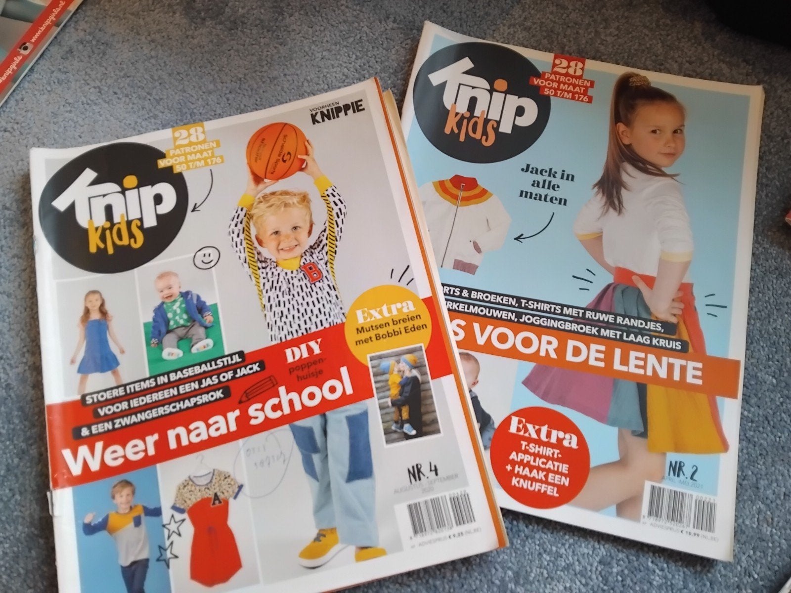 Tijdschriften naaipatronen: Knipkids, Knippie en 2 volwassen, Ophalen of Verzenden, Gebruikt, Overige typen