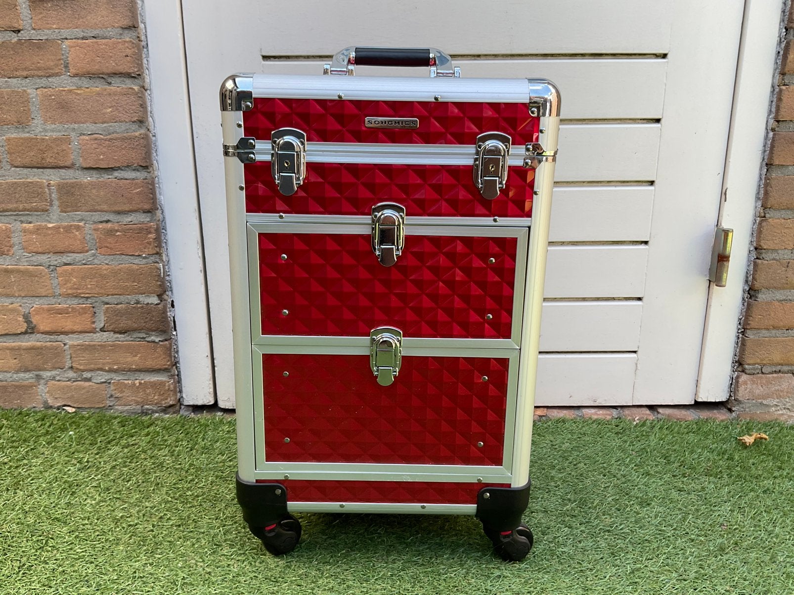 Beautycase trolley visagiste kapster nagelstyliste.OPHALEN, Sieraden, Tassen en Uiterlijk, Beautycases, Ophalen, Zo goed als nieuw