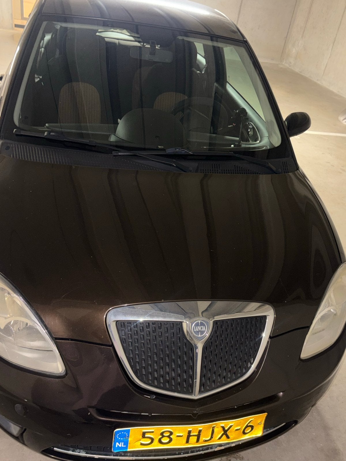 Lancia Ypsilon 1.4 16V AUT 2008 Bruin, Auto's, 970 kg, 40 €/maand, Bruin, 400 kg