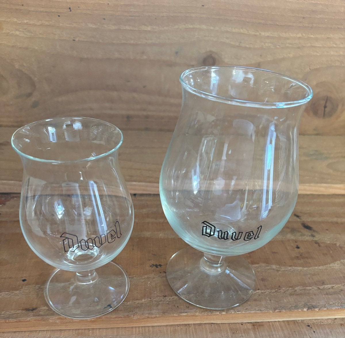 Duvel glazen, Ophalen of Verzenden, Zo goed als nieuw, Bierglas