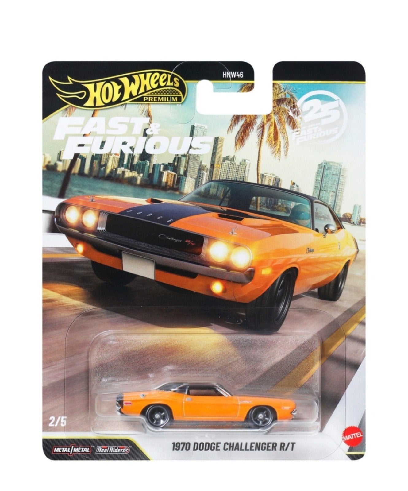 Hot Wheels Fast & Furious 1970 Dodge Challenger R/T, Ophalen of Verzenden