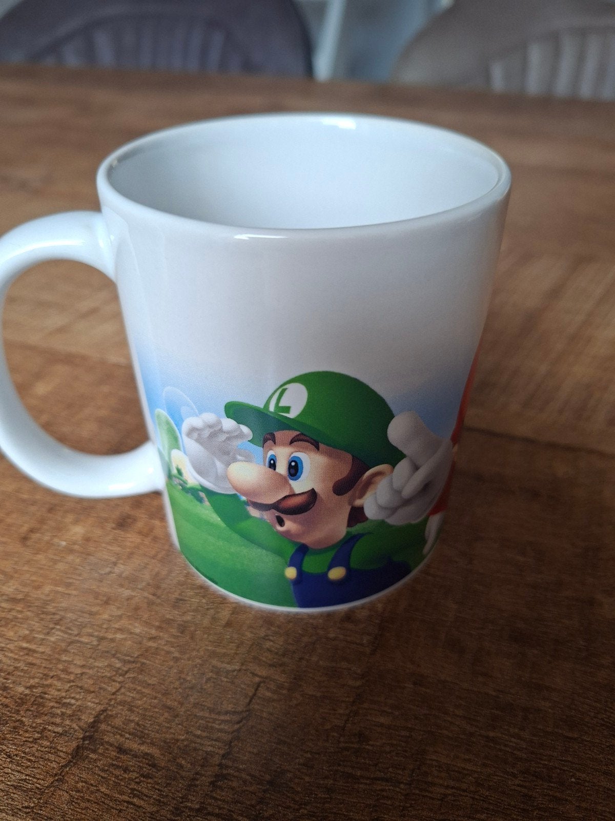 Super Mario Bros. Mok met Mario, Luigi en Yoshi, Ophalen of Verzenden, Zo goed als nieuw, Overige stijlen, Kop(pen) en/of Schotel(s)