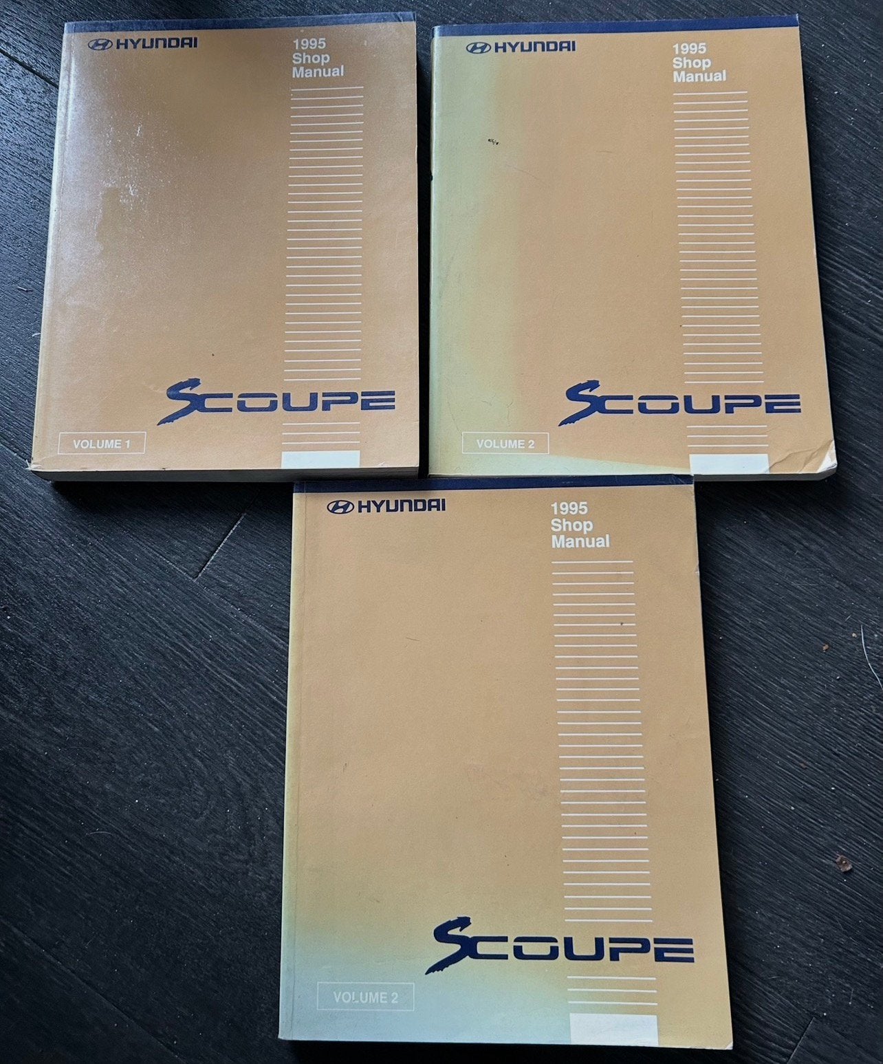 Originele Werkplaats handboeken Hyundai Scoupe 1995, Ophalen of Verzenden