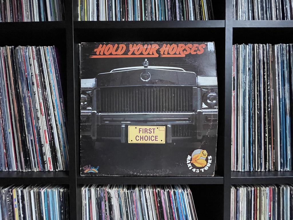 First Choice-Hold Your Horses 12 inch vinyl in goede staat, Gebruikt, 1980 - 1989, Ophalen of Verzenden, Disco