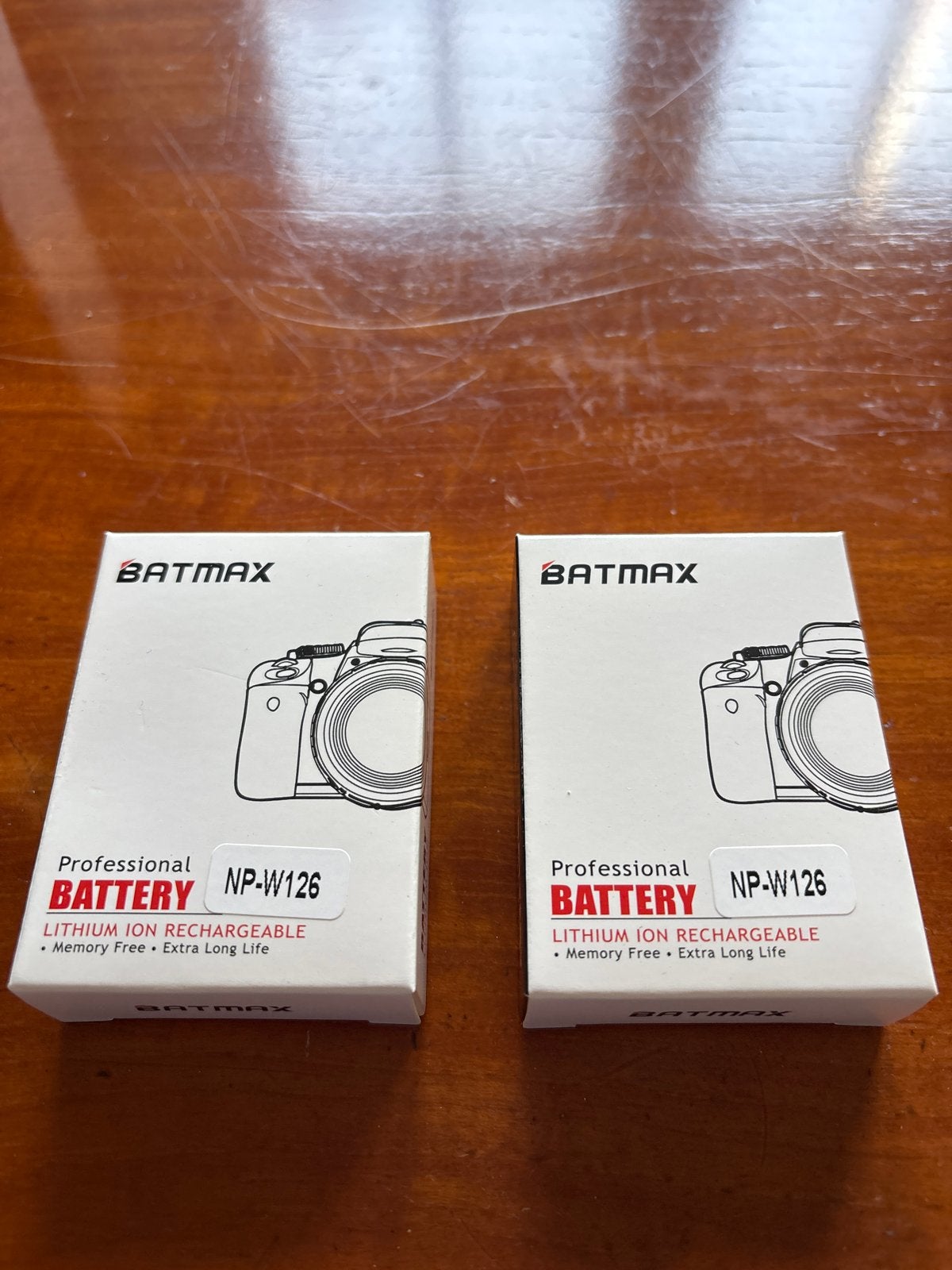 BATMAX NP-W126 Lithium-ion batterijen voor Fujifilm (2 stuks, Audio, Tv en Foto, Nieuw, Overige merken, Fujifilm, Accu
