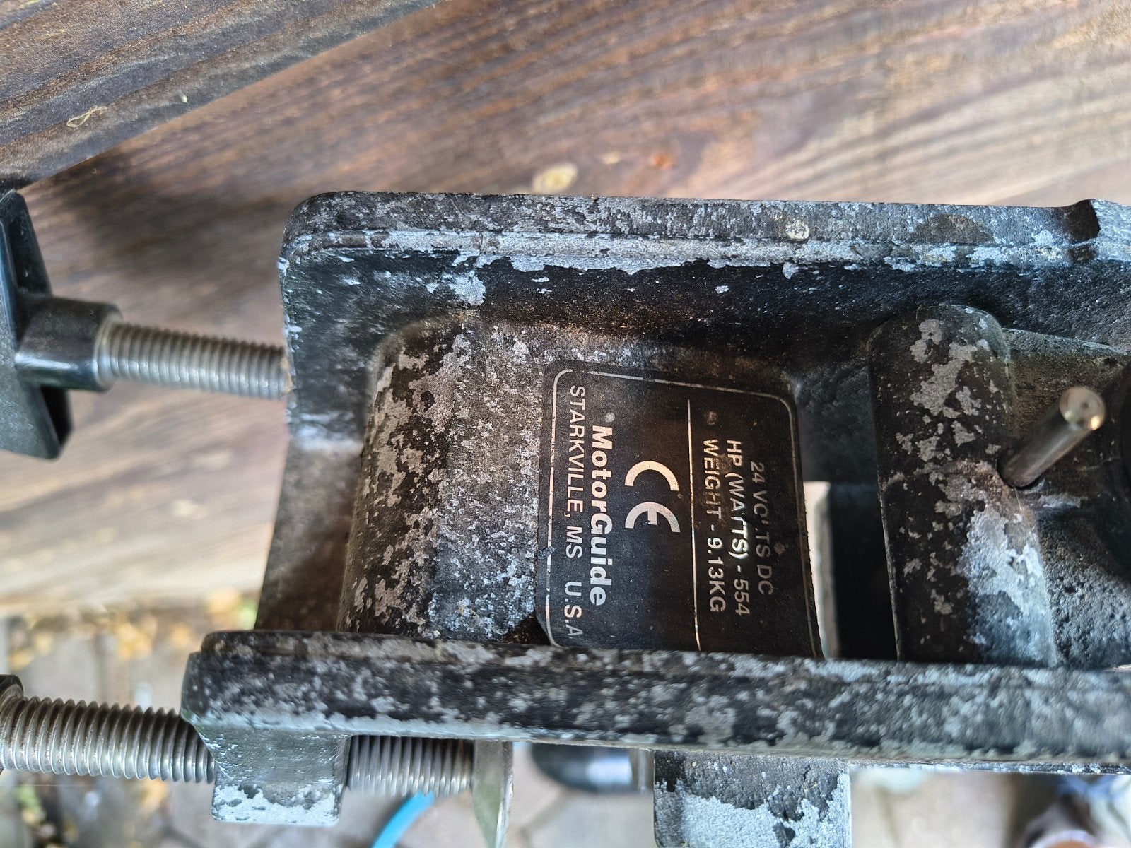 MotorGuide elektrische buitenboordmotor 24V 55 LBS, Ophalen, Gebruikt