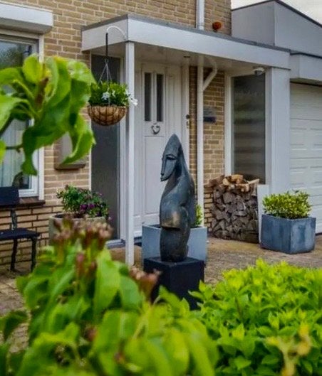 Uniek Beeld ( Amazed Boy) met Certificaat, Ophalen, 50 - 100 cm, Handgemaakt, Zwart