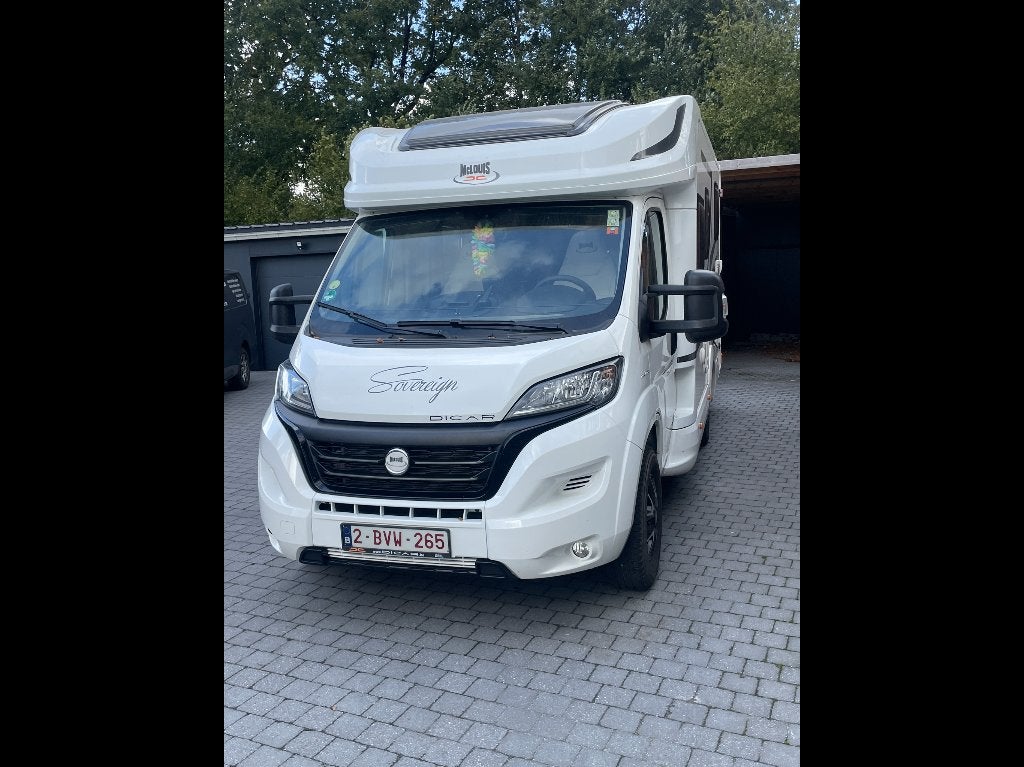Fiat mc Louis sovereign 439g, Caravans en Kamperen, Ringverwarming, Fiat, Koelkast, Luifel