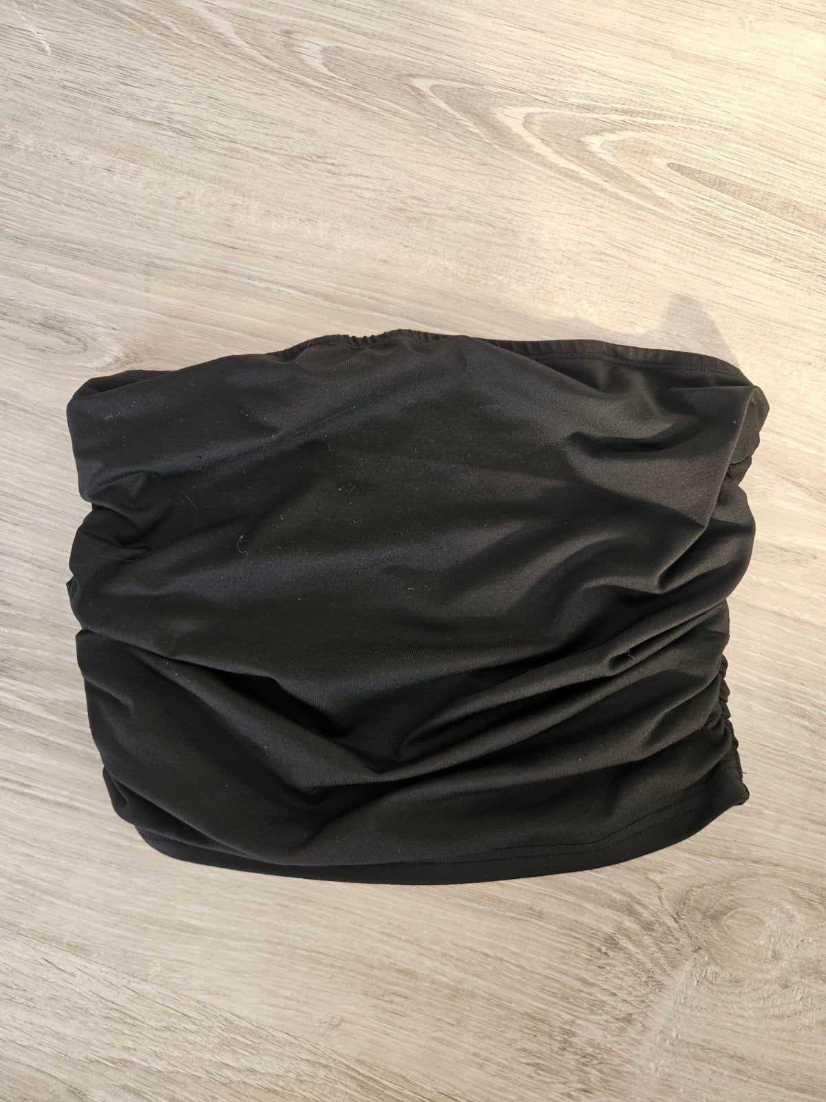 Raffel Zwarte Bandeau Top., Zwart, Ophalen of Verzenden, Gedragen, Shein