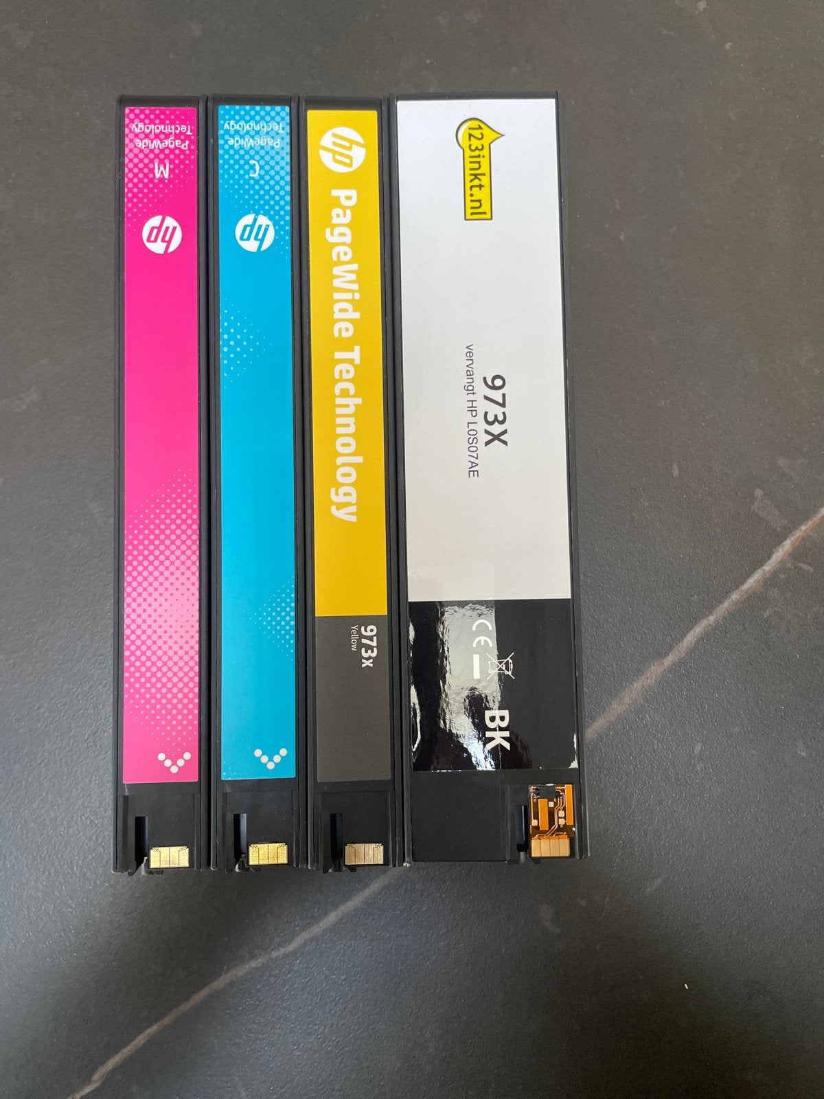 HP 973X inktpatronen (deels origineel, deels huismerk), Ophalen of Verzenden, Gebruikt, Cartridge
