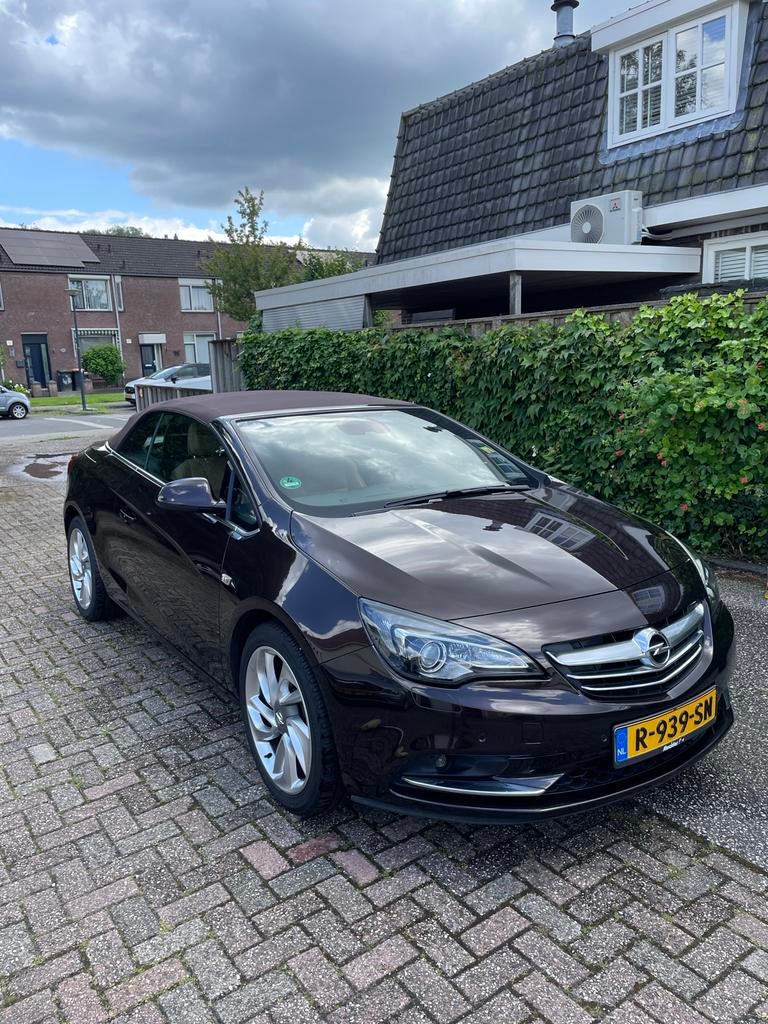 Opel Cascada 1.4 Turbo 103KW 2013 Bruin 110.000 km!, Voorwielaandrijving, Euro 5, Beige, 4 cilinders