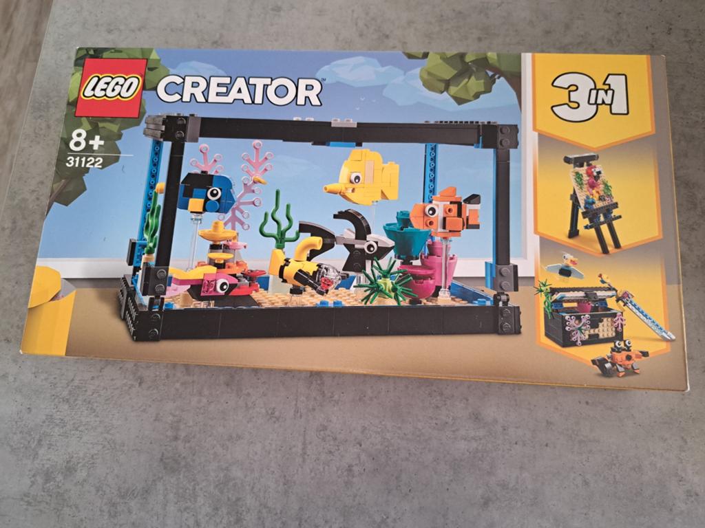 LEGO Creator 31122 Vis Aquarium 3-in-1, Kinderen en Baby's, Speelgoed | Duplo en Lego, Ophalen, Lego, Zo goed als nieuw, Compleet