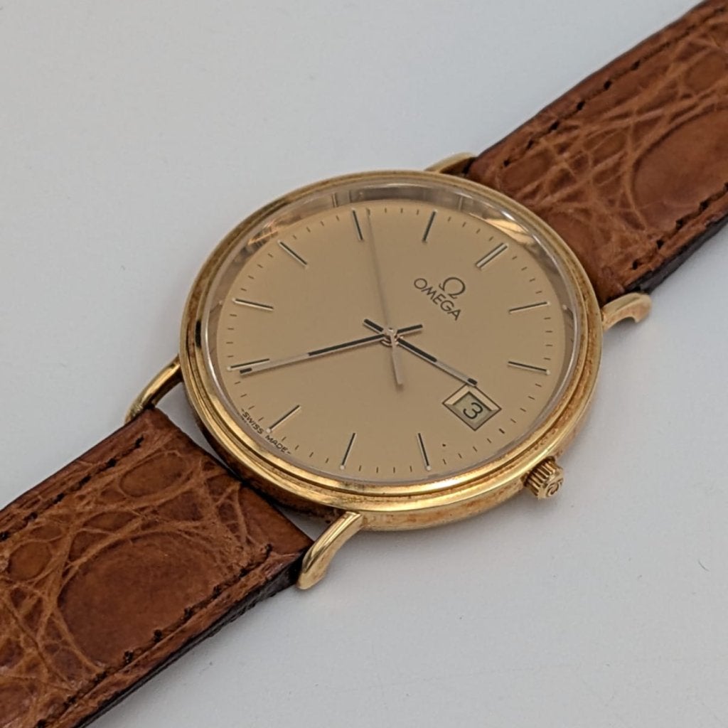 Omega De Ville 32.5 mm 18K Massief goud horloge - Full set, Ruilrijk, Zo goed als nieuw, Info@ruilrijk.nl, Neerstraat 60, 6041 KD Roermond