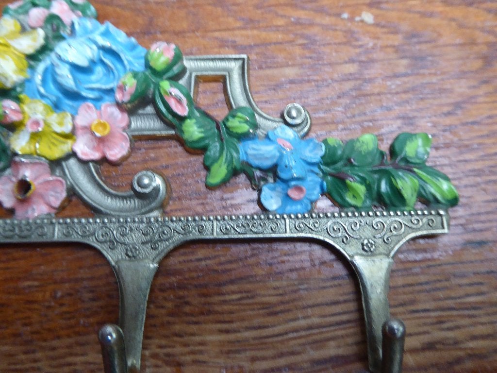 Vintage koperkleurig sleutelrekje, Italy, Ophalen of Verzenden