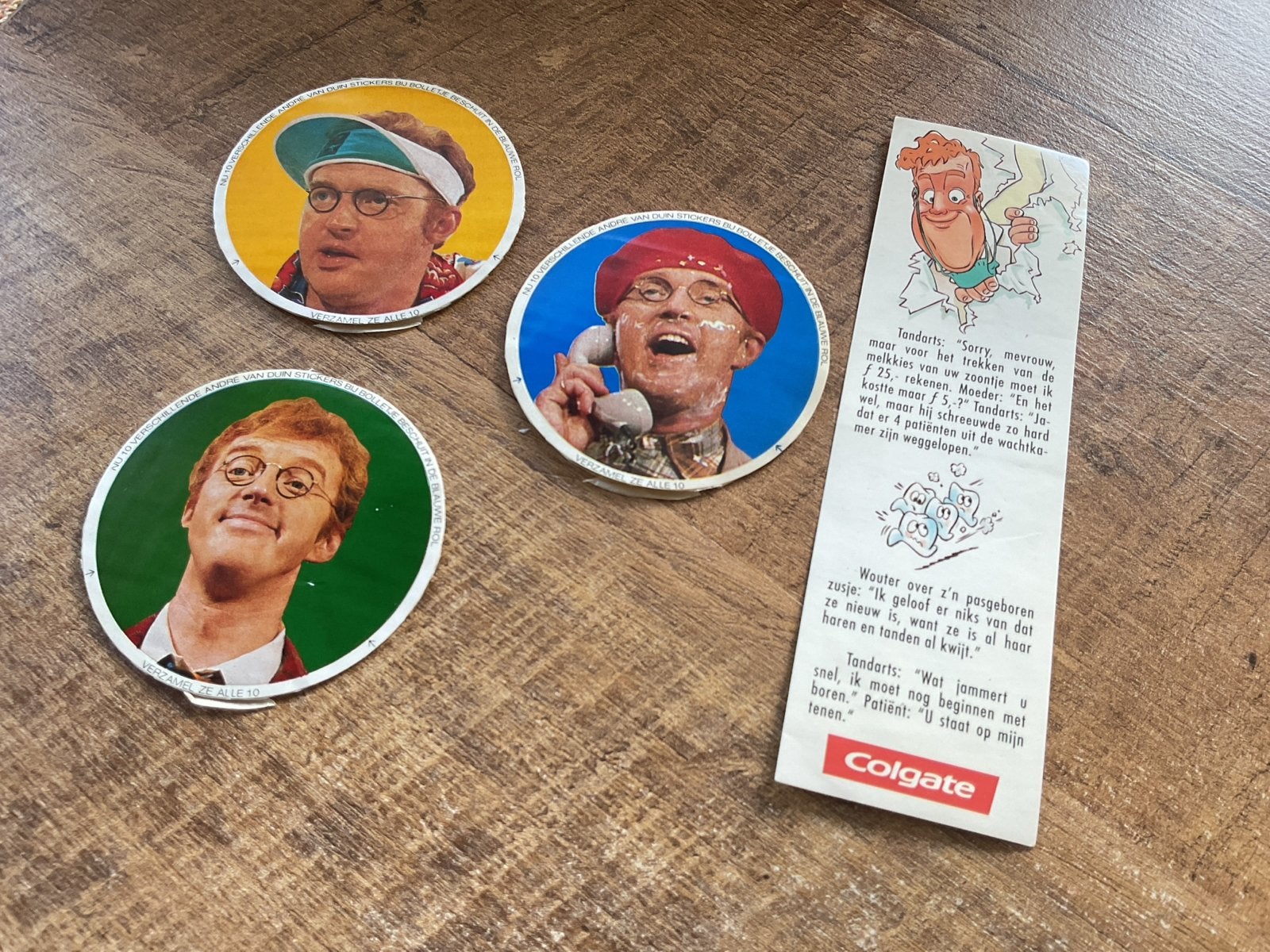 Andre van Duin Colgate bolletje, Verzamelen, Ophalen of Verzenden, Gebruikt