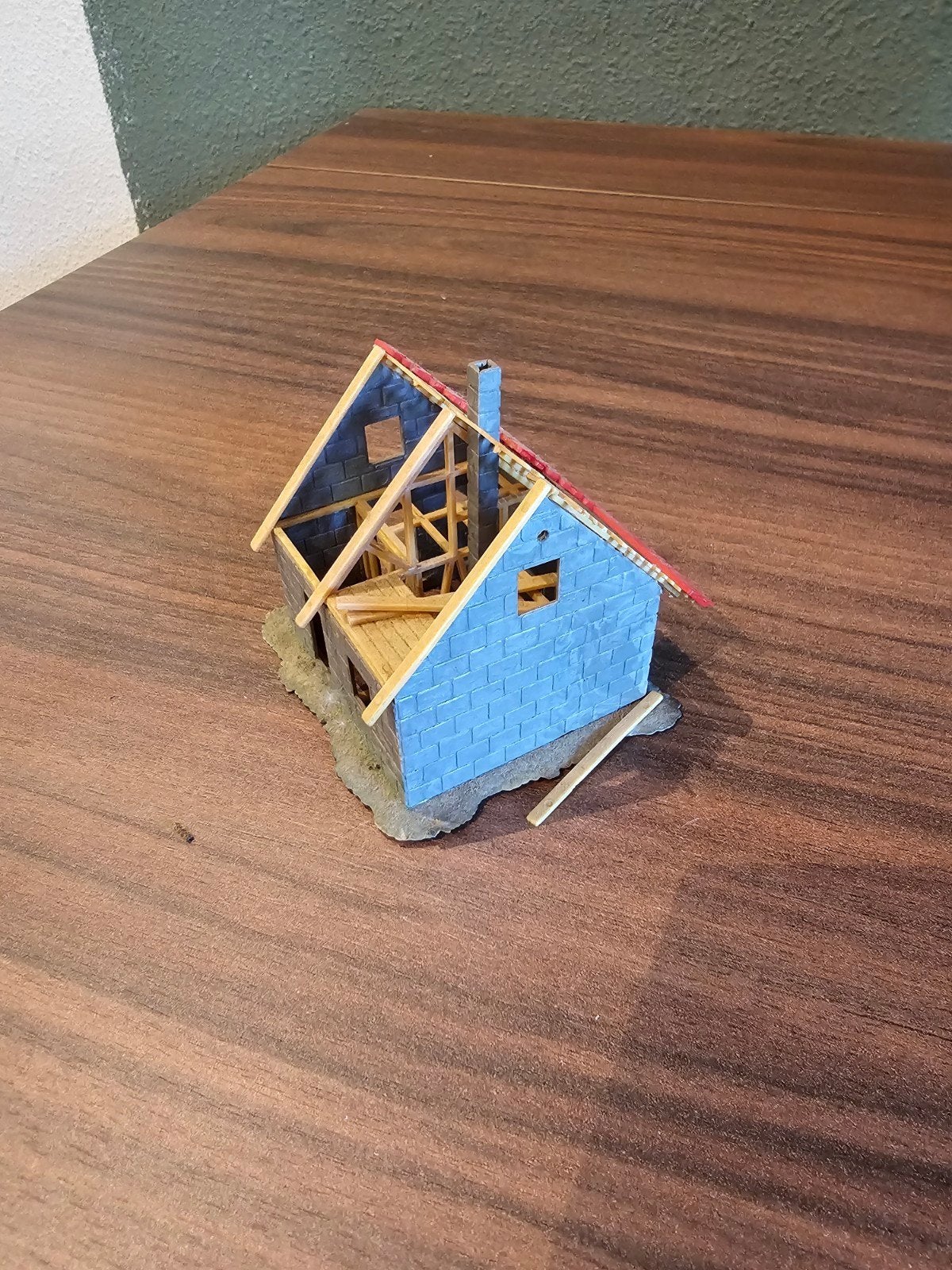 H0 Modelbouw Gebouw - Huis in aanbouw, Ophalen of Verzenden, Gebruikt, Brug, Tunnel of Gebouw