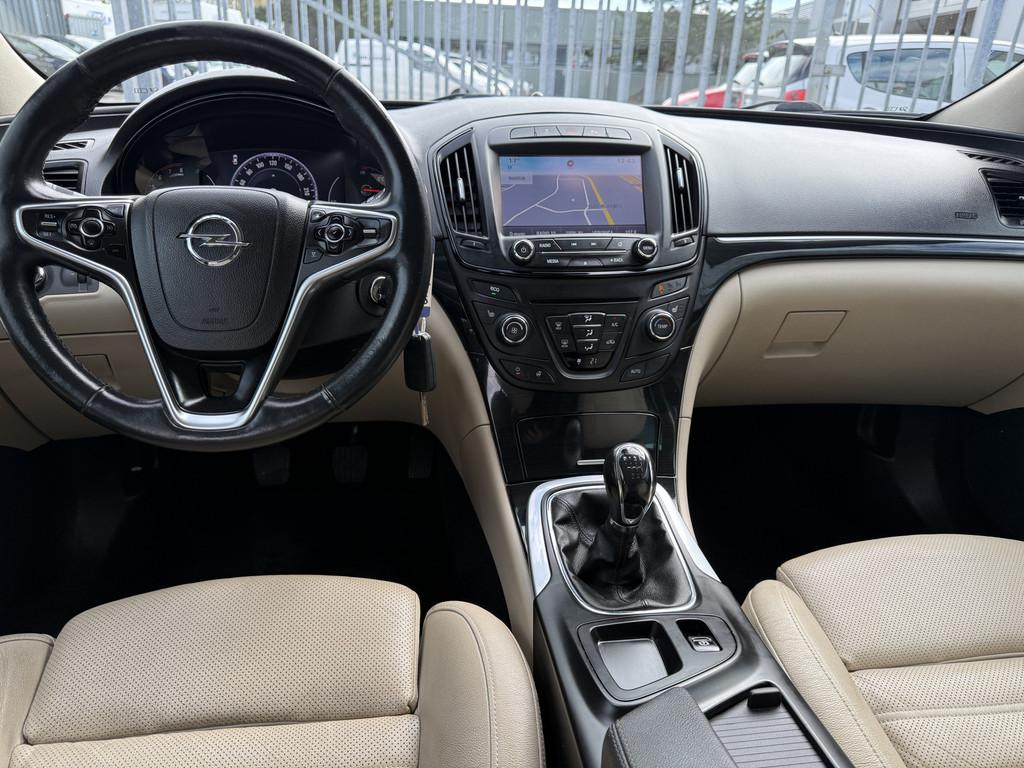 Opel Insignia Sports Tourer 1.6 Turbo Business+ Leder comfin, Auto's, Gebruikt, 4 cilinders, Met garantie (alle), Zwart