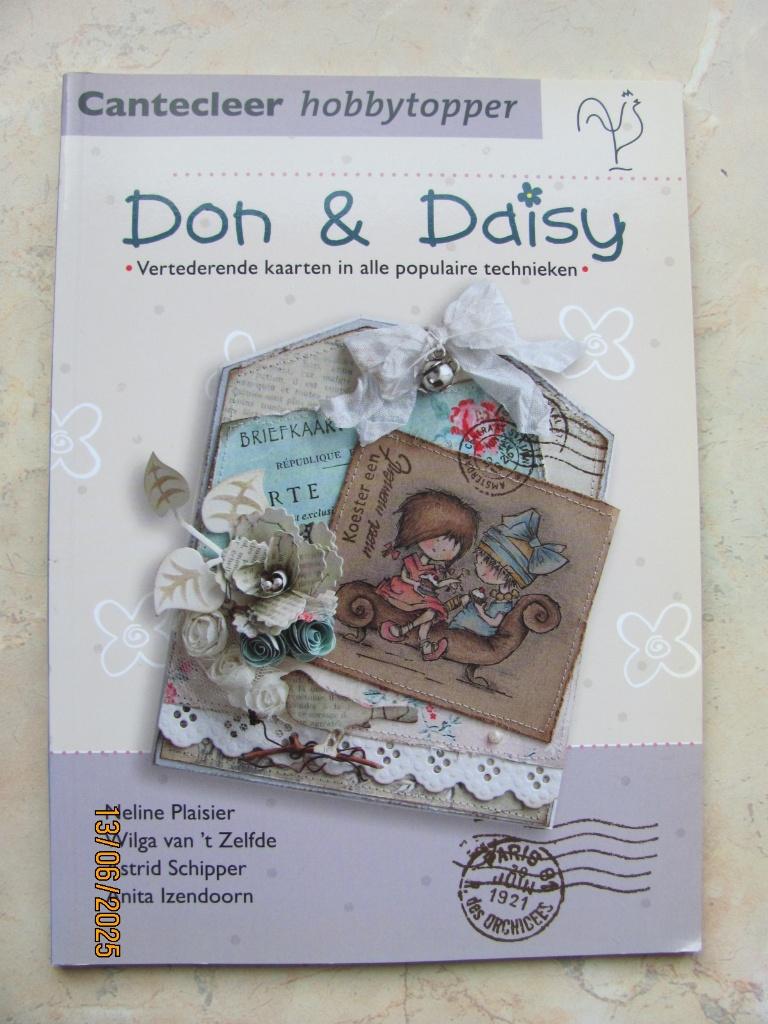 NIEUWSTAAT boek DON & DAISY Kaarten PLAISIER Hobbytopper, Ophalen of Verzenden, Zo goed als nieuw, Scrapbooking en Knutselen, Plaisier et al.