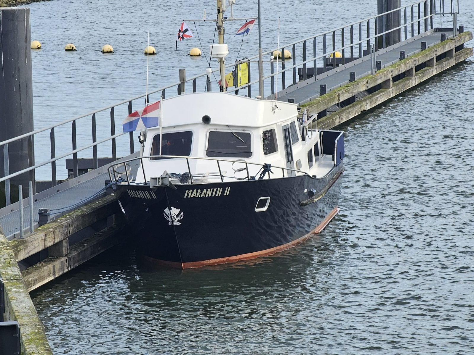 Stalen Motorjacht, Watersport en Boten, Overige merken, Gebruikt, Binnenboordmotor, Diesel