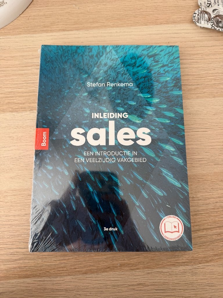 Inleiding sales, Boeken, Nieuw, Beta, Stefan Renkema, HBO