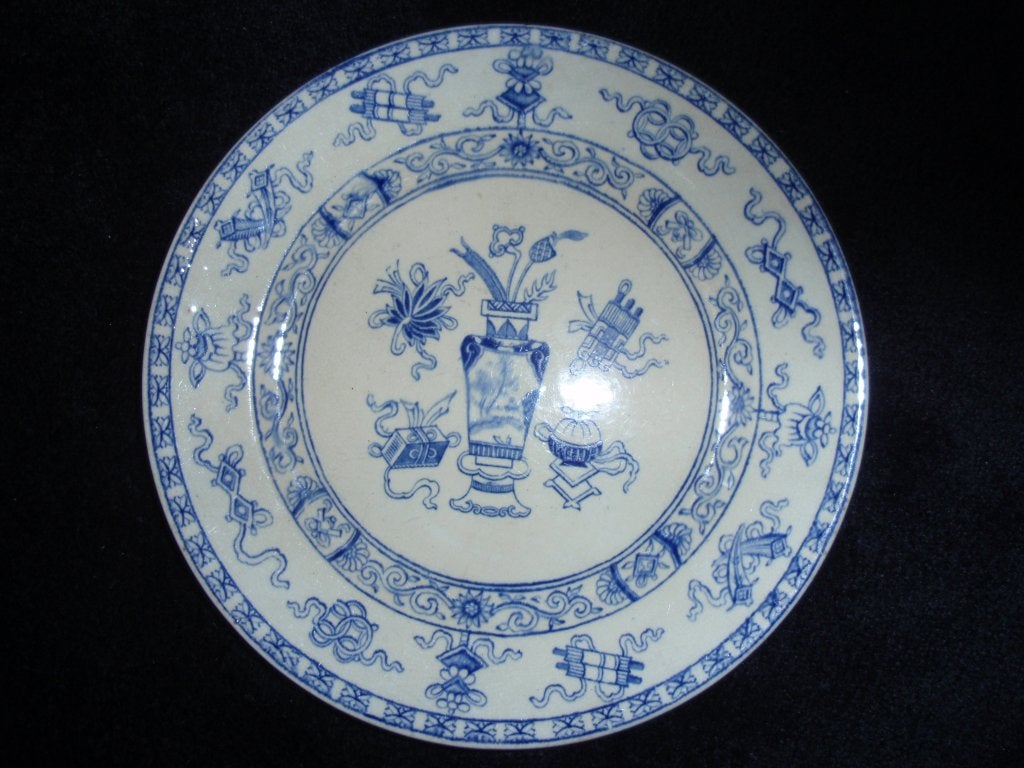 Platte borden Potiche, Antiek en Kunst, Antiek | Servies los, Ophalen of Verzenden