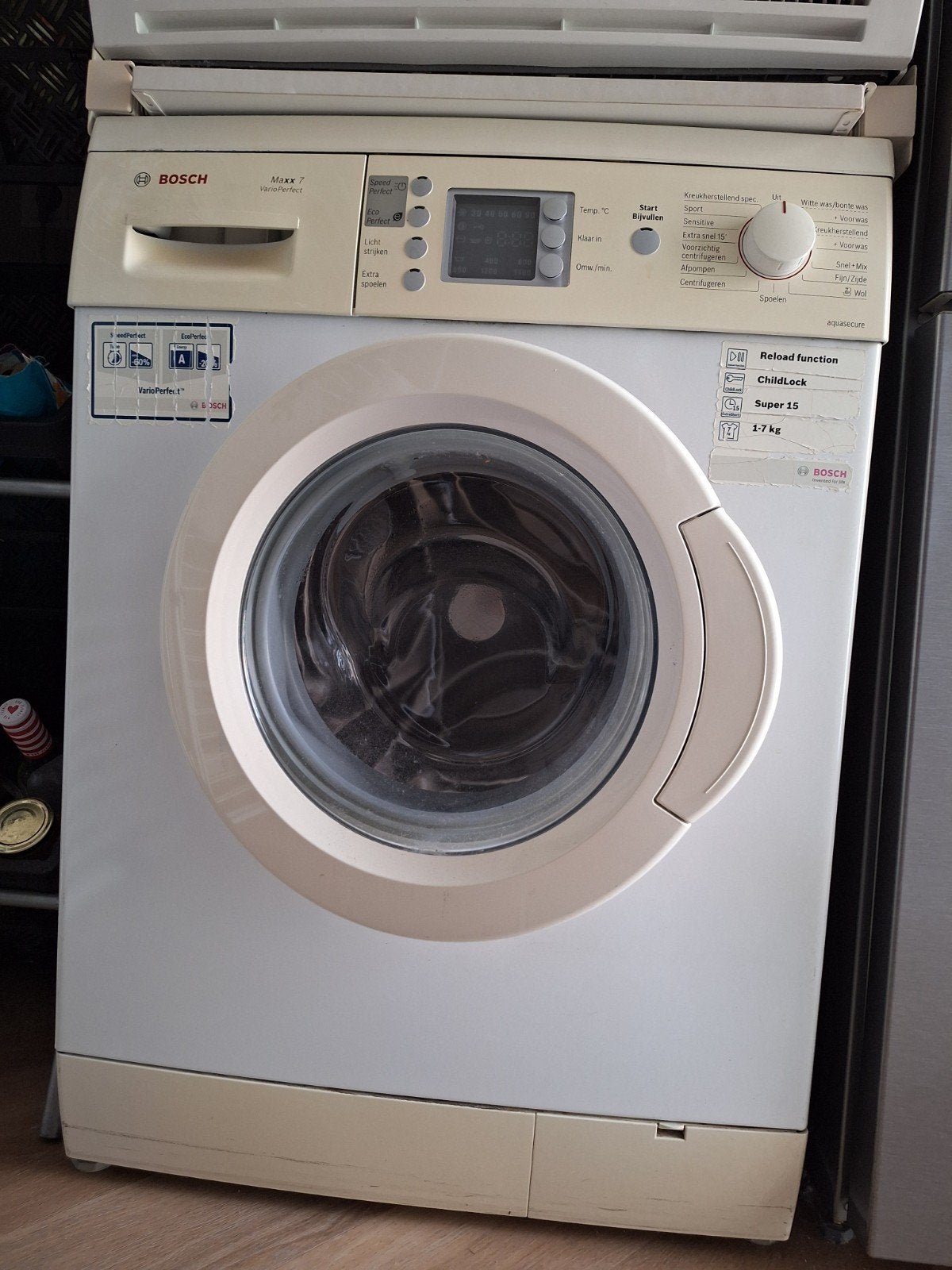 Bosch Maxx 7 VarioPerfect Wasmachine - 7 kg, Witgoed en Apparatuur, Wasmachines, Gebruikt, Energieklasse A of zuiniger, Ophalen of Verzenden