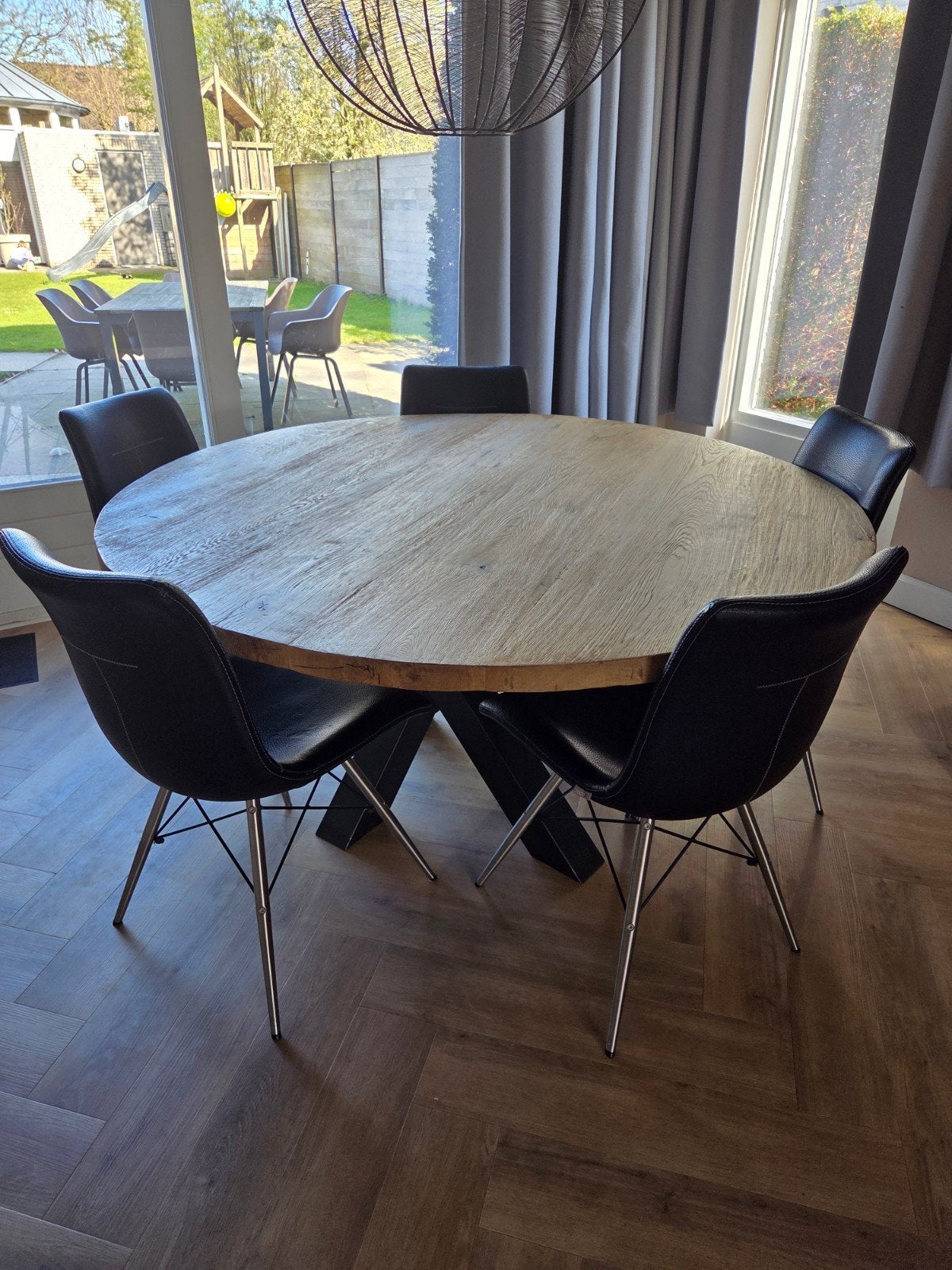 5x xooon ambra stoel, Huis en Inrichting, Stoelen, Ophalen, Gebruikt, Grijs, Vijf, Zes of meer stoelen