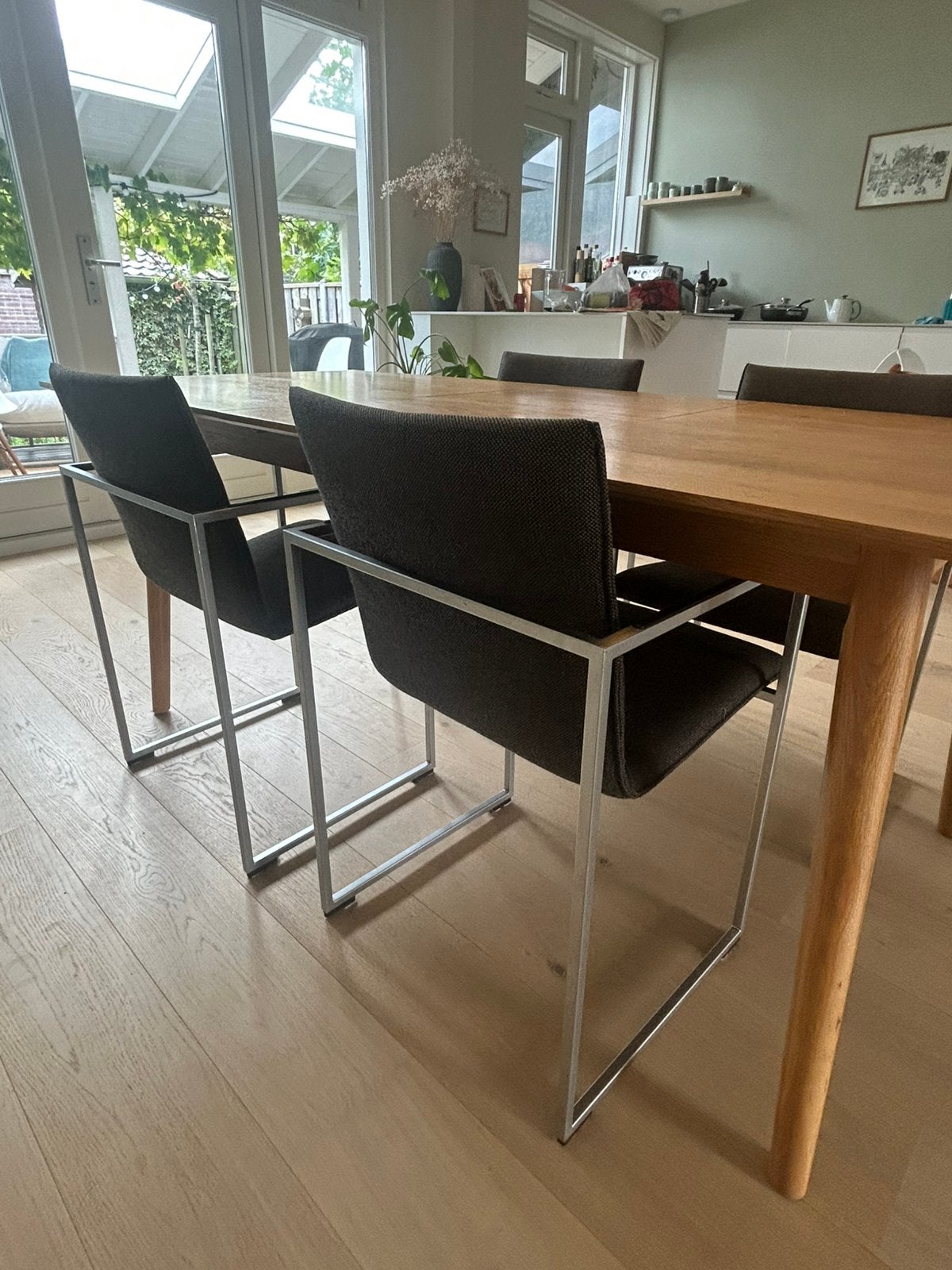 Arco Frame stoelen 6x, Ophalen, Gebruikt, Modern, tijdloos, Vijf, Zes of meer stoelen