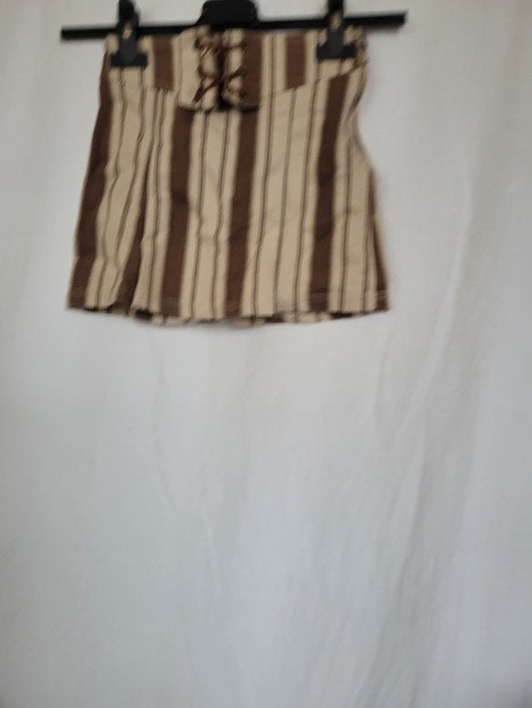 Stoer bruin gestreept rokje mt 116 merk Palomino, Kinderen en Baby's, Kinderkleding | Maat 116, Meisje, ., Ophalen of Verzenden