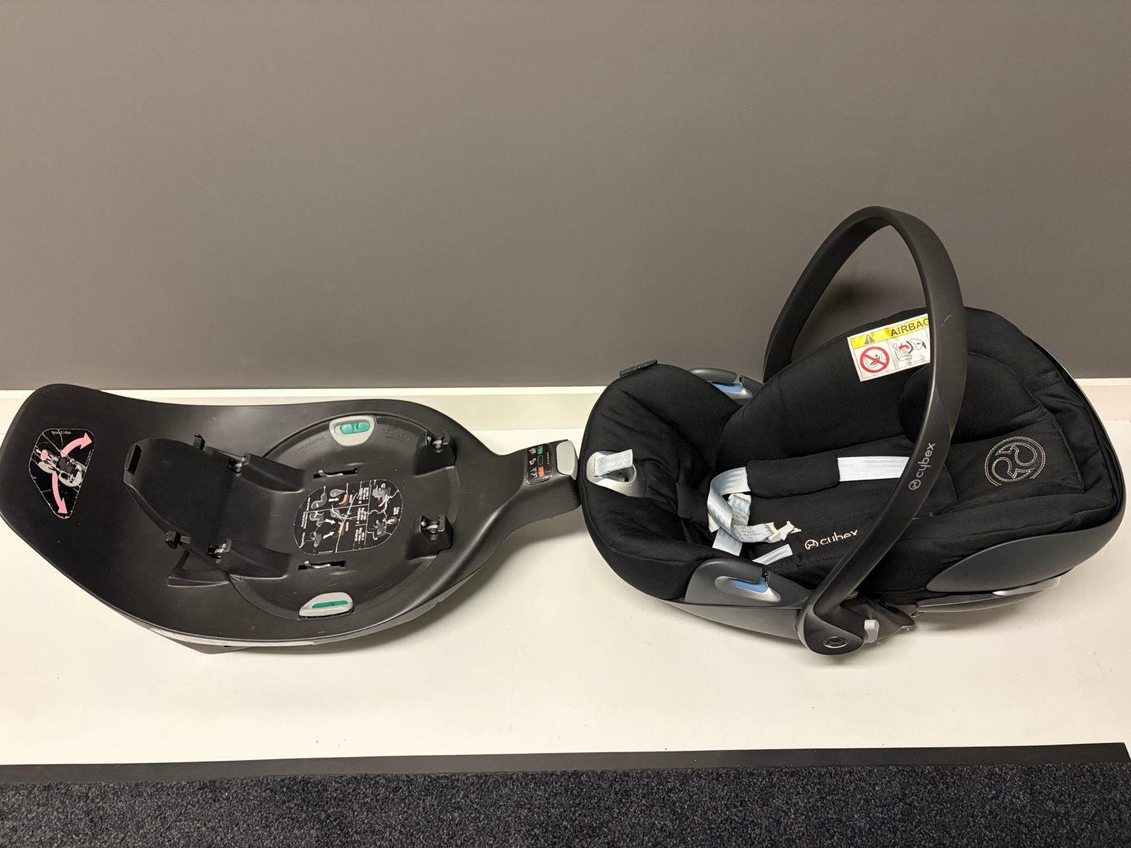 Cybex Cloud Z i-size met base baby autostoel (2x), Zo goed als nieuw, Isofix, 0 t/m 13 kg, Ophalen