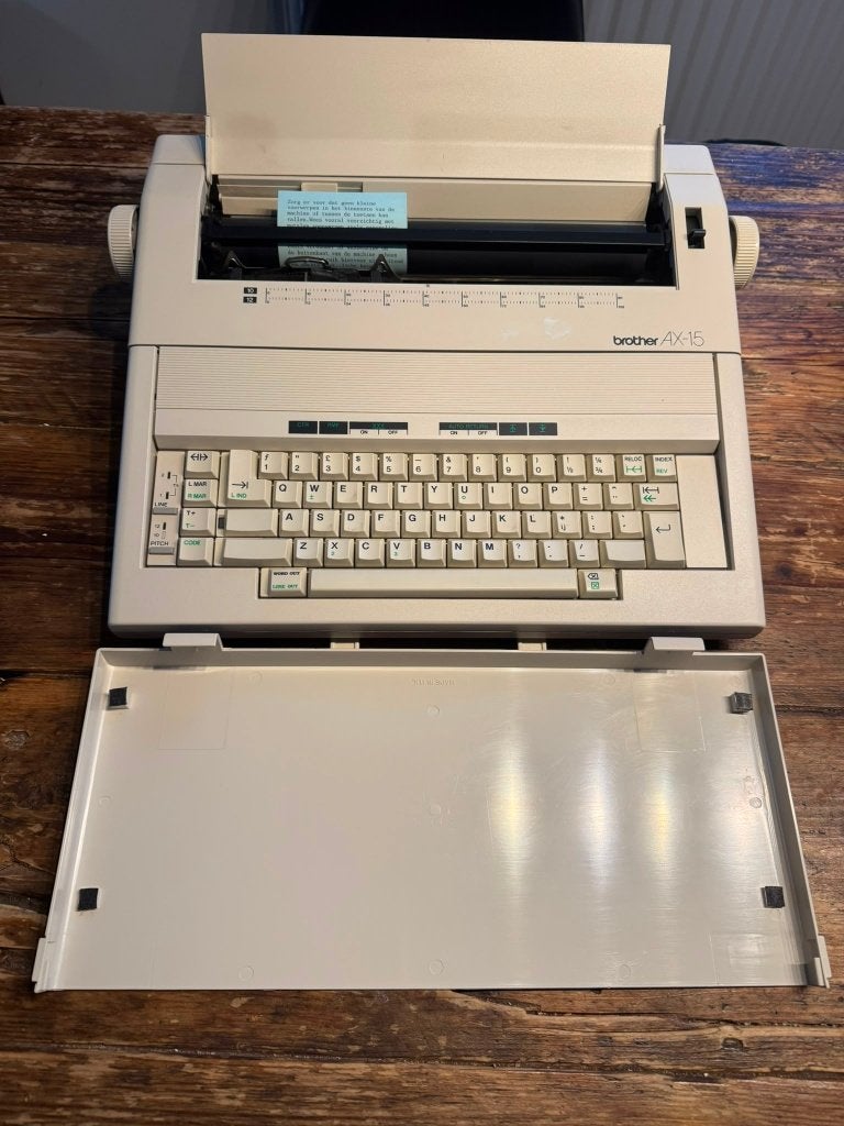 Brother AX-15 elektrische typemachine Getest en werkend, Ophalen, Gebruikt