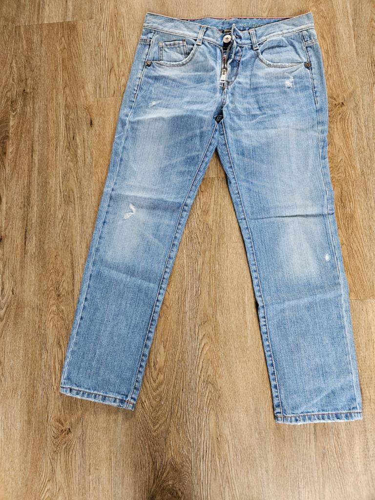 Marithe francois girbaud jeans, Maat 38/40 (M), Blauw, Ophalen of Verzenden, Zo goed als nieuw