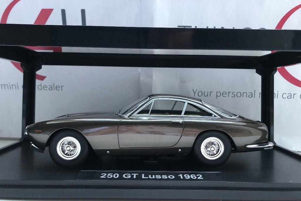 KK-Scale 1:18 Ferrari 250 GT Lusso bouwjaar 1962 bruin, Ophalen of Verzenden, Nieuw, Auto, Overige merken