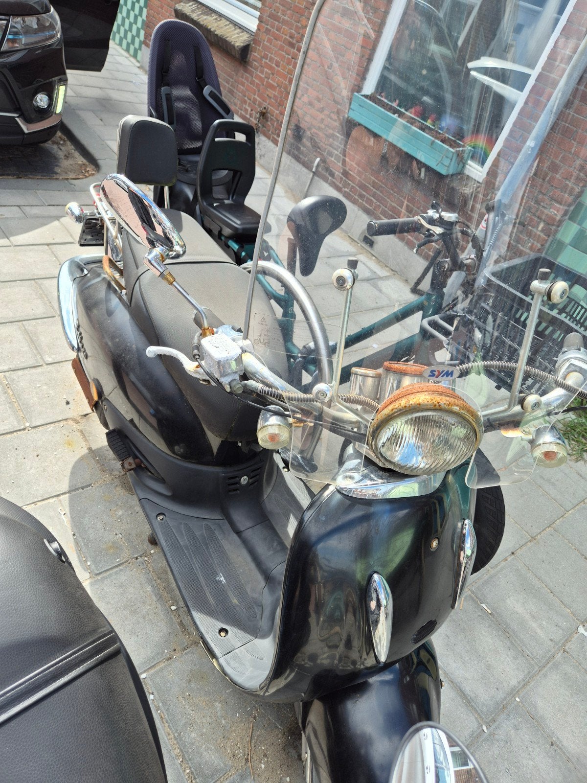 Bellaso Scooter Zwart - Gebruikt, Ophalen, Gebruikt, Benzine, Bellaso