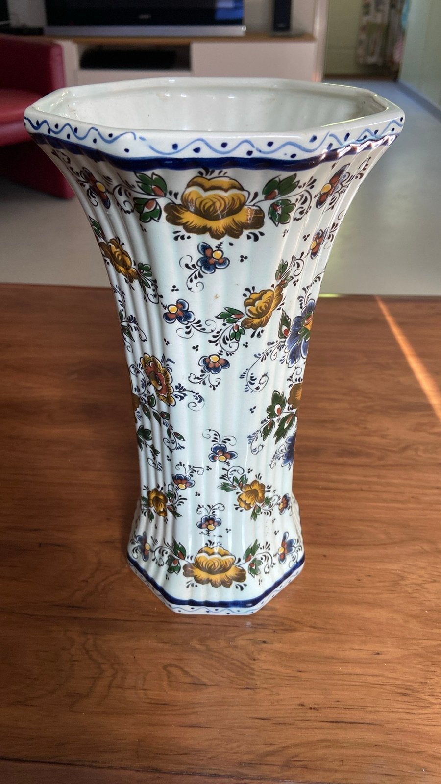 Antieke Delfts Hollandse bloemenvaas, Antiek en Kunst, Ophalen