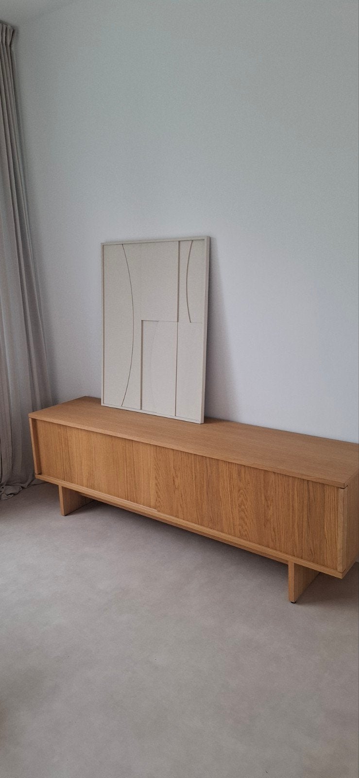 ikea eiken dressoir tv kast Stockholm, Ophalen, Zo goed als nieuw, 25 tot 50 cm