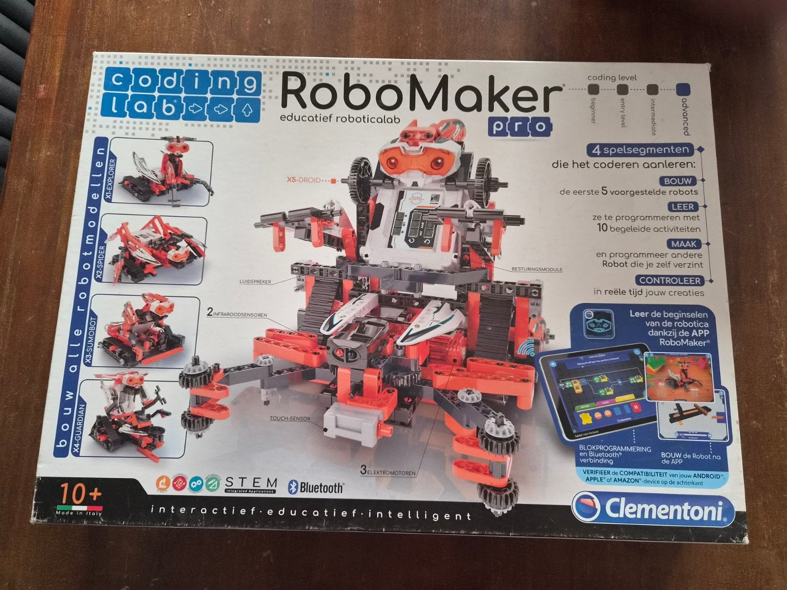 Clementoni Robot Maker Pro, Overige generaties, Ophalen of Verzenden, Zo goed als nieuw