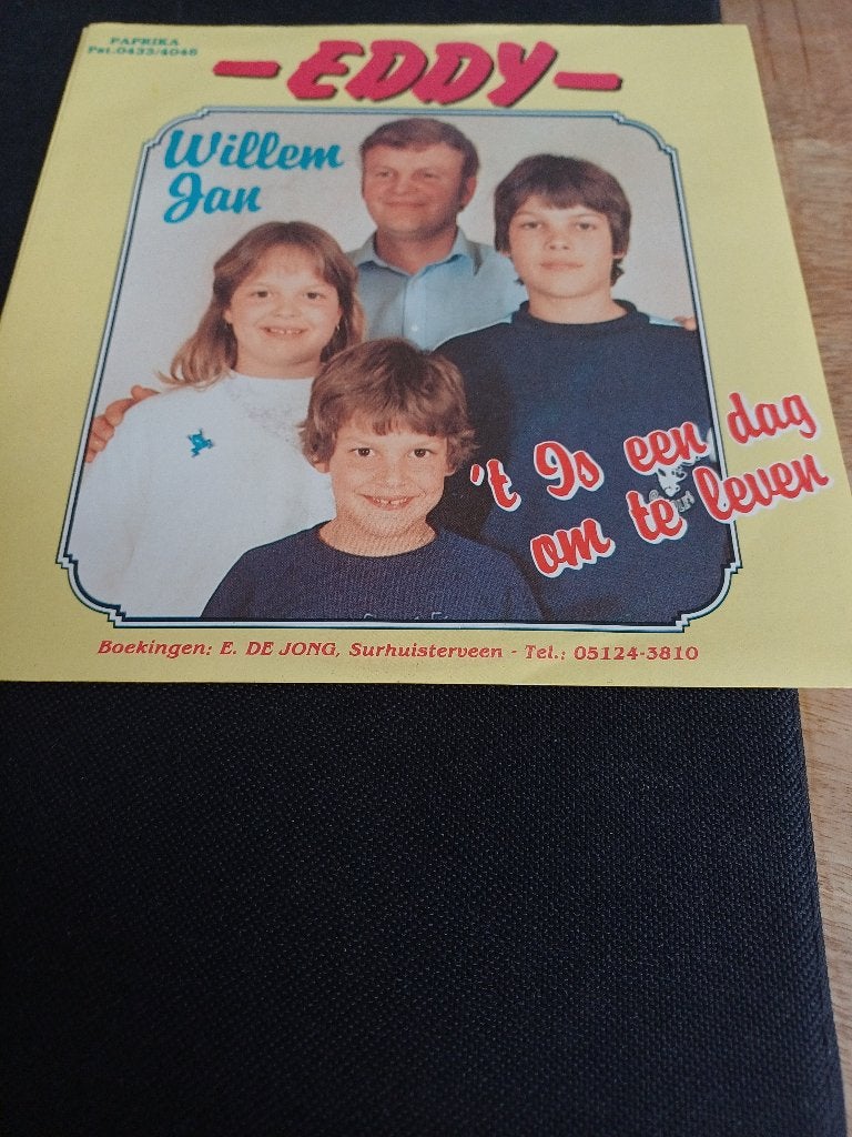298 – Eddy – Willem Jan – Pst.0433/4046 – origineel 1982  , 7 inch, Ophalen of Verzenden, Zo goed als nieuw, Overige typen