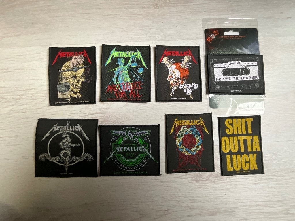 Patch Metallica verschillende soorten nieuw, Patch Metallica verschillende soorten nieuw, Nieuw, Ophalen of Verzenden, REGINA
