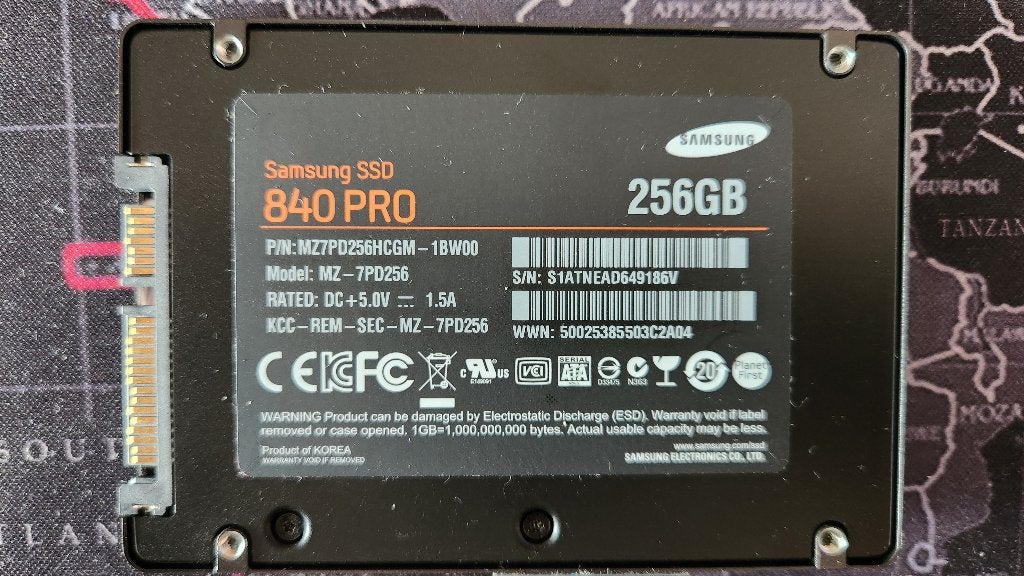 Samsung SSD 840 PRO 256GB – 2.5 inch SATA SSD, Intern, 256GB, Samsung SSD, Ophalen of Verzenden