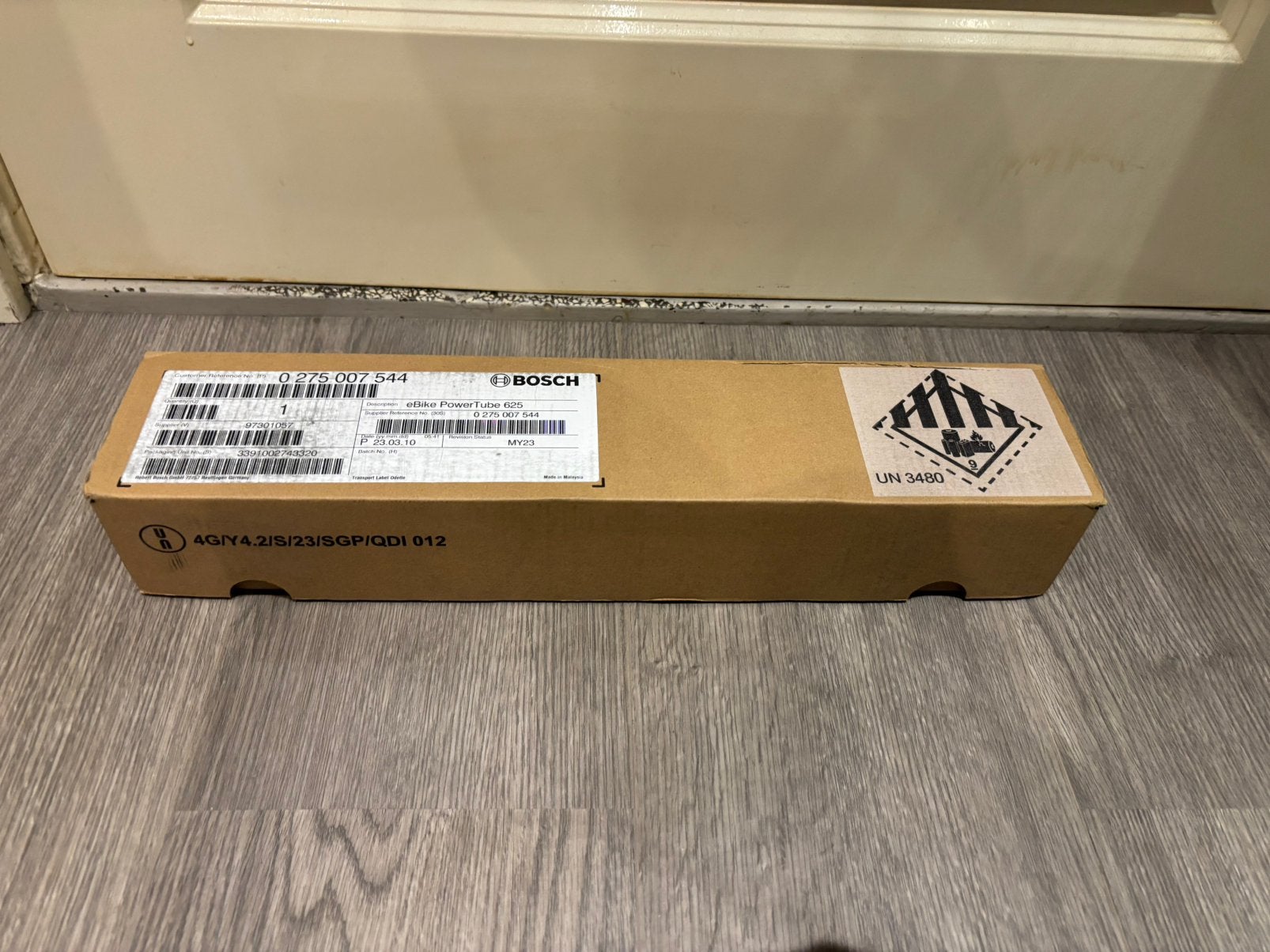Bosch PowerTube 625 Wh Nieuw! Vertikaal, 50 tot 150 cm, Ophalen of Verzenden, Zo goed als nieuw, 10 m² of meer